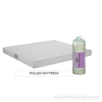 Compressed rolled mattress